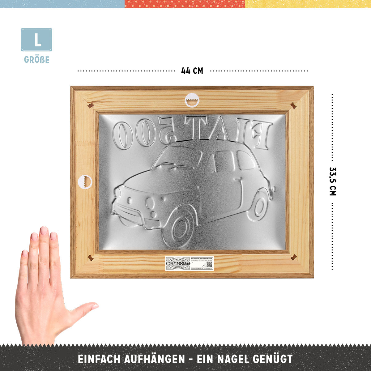 Fiat 500 - Turin Italia N-Frame L Edition