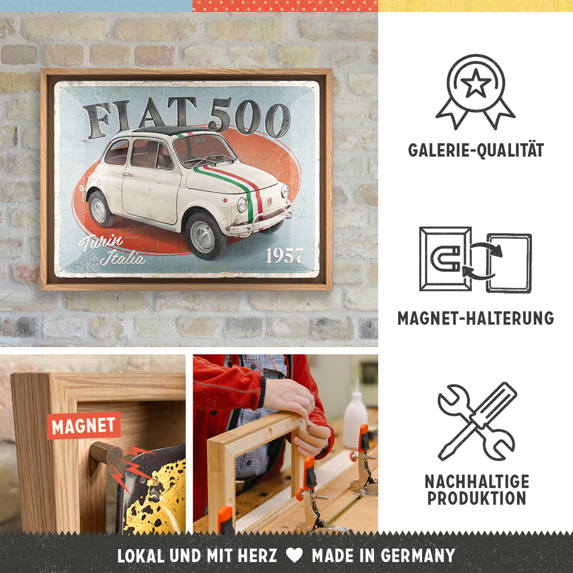 Fiat 500 - Turin Italia N-Frame L Edition