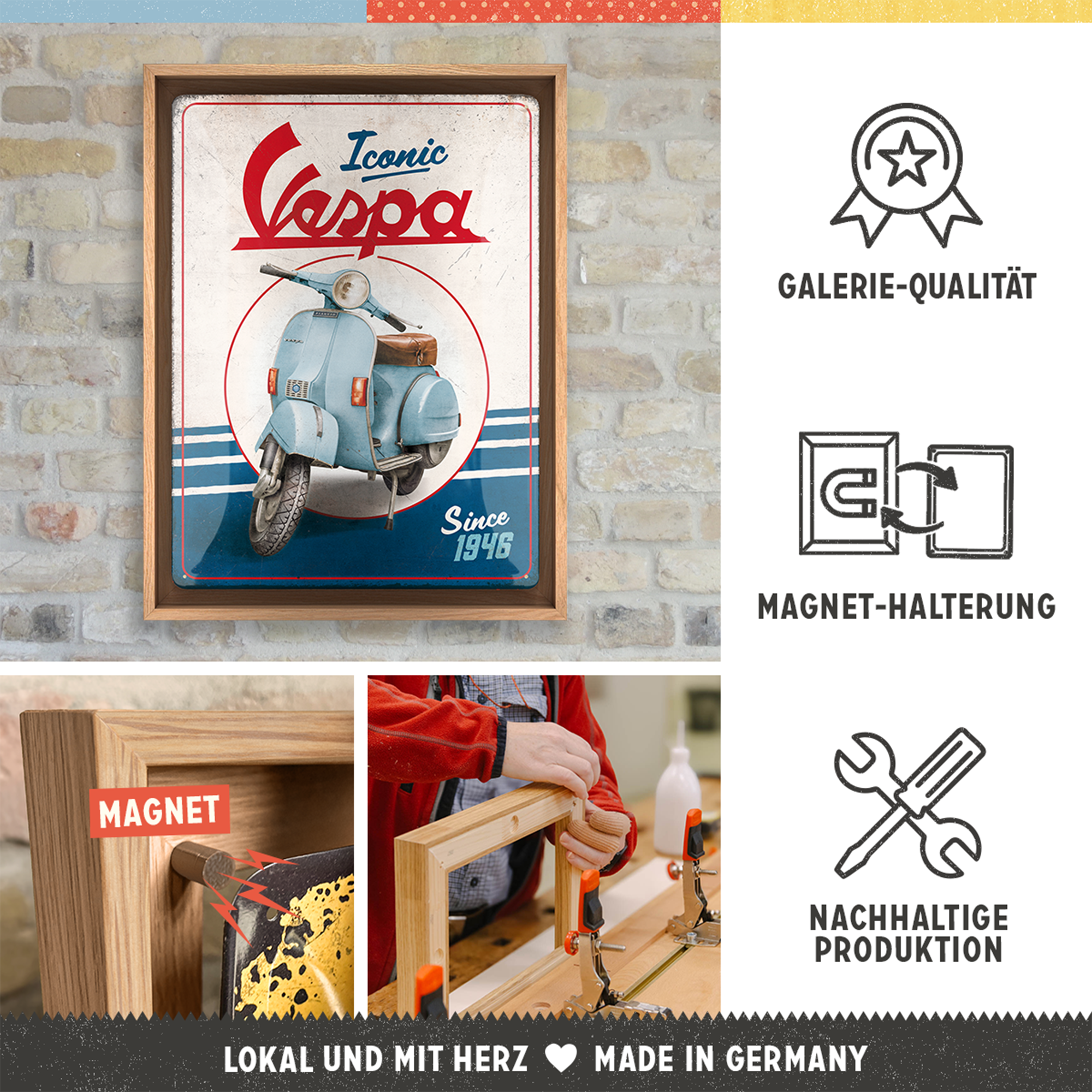 Vespa - Iconic since 1946 N-Frame L Edition