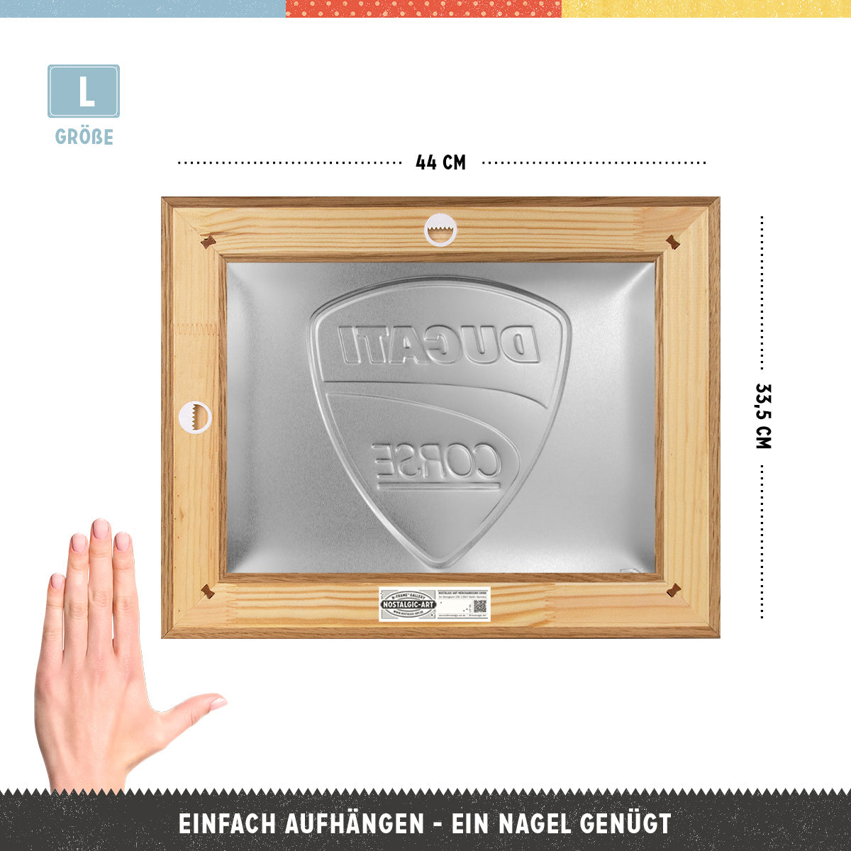 Ducati Corse - Logo Racing Flag N-Frame L Edition