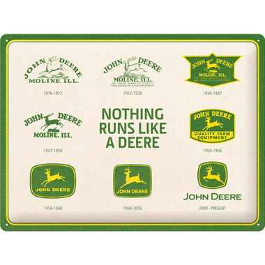 John Deere - 150 Years Logo Evolution