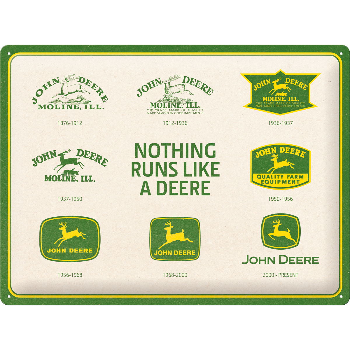 John Deere - 150 Years Logo Evolution