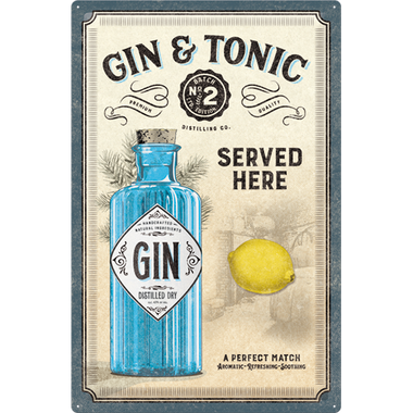 Gin & Tonic Served Here