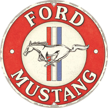 Ford Mustang - 3 Stripes Red