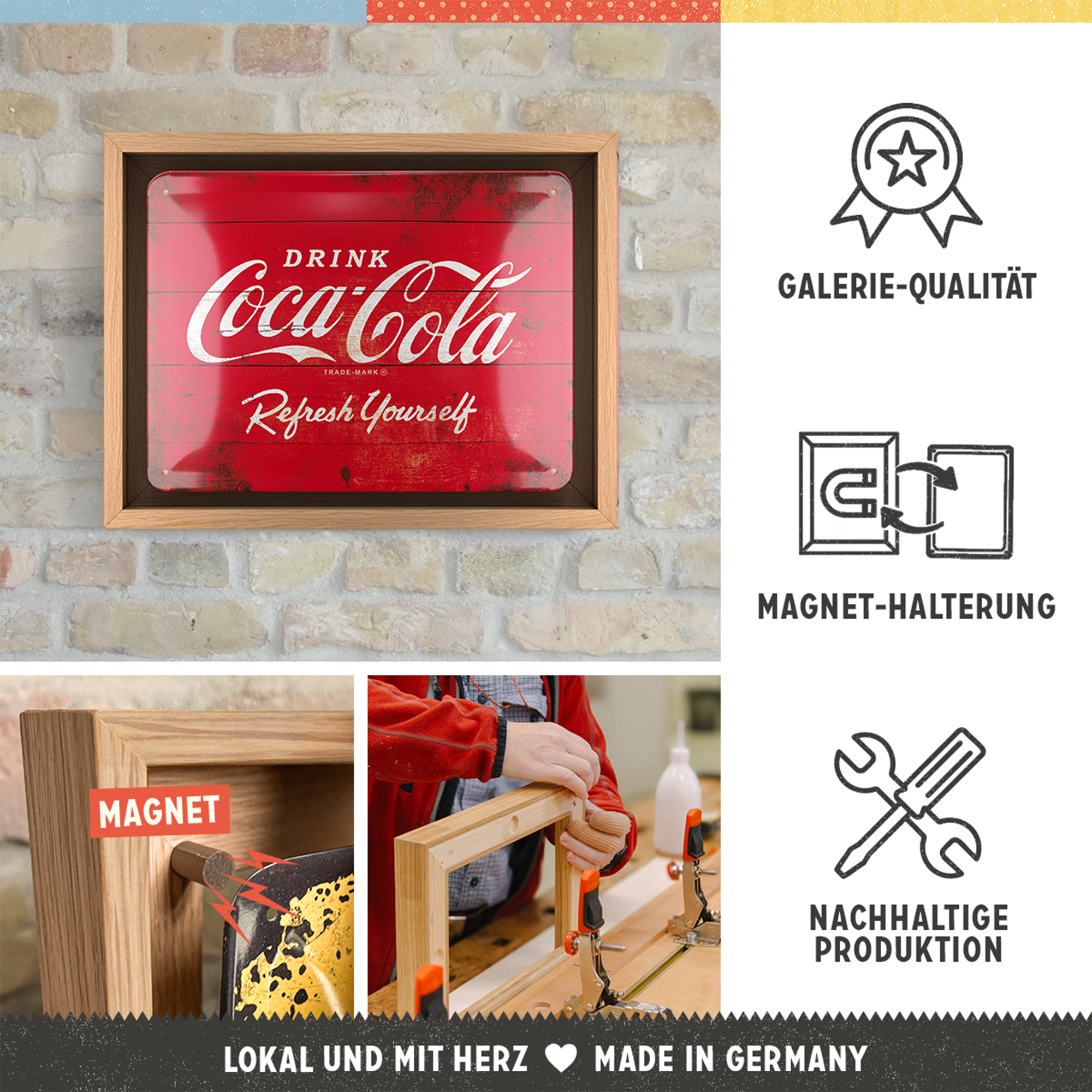 Coca-Cola - Logo Red Refresh Yourself N-Frame S Edition