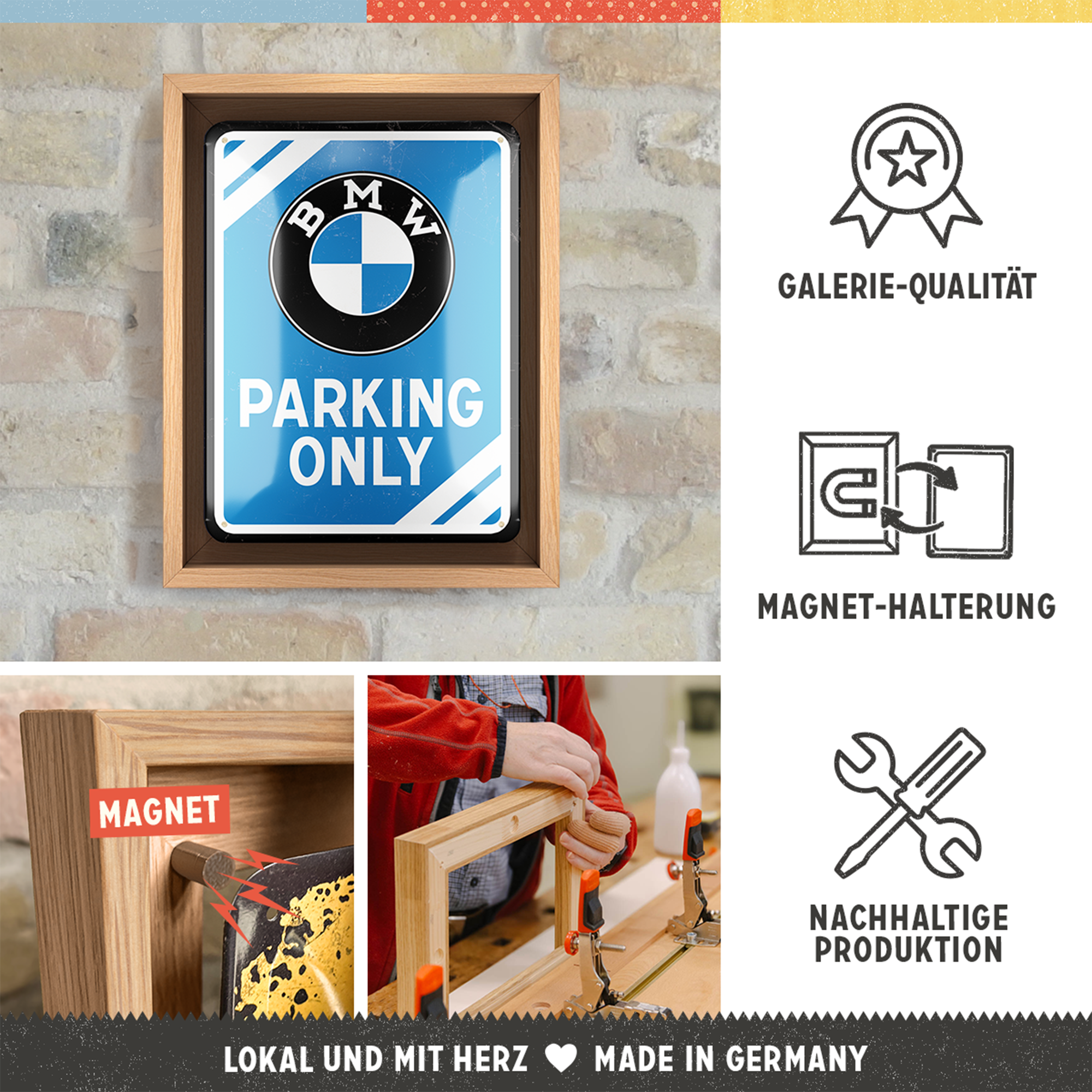 BMW - Parking Only Blue N-Frame S Edition