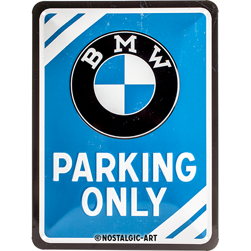 BMW - Parking Only Blue