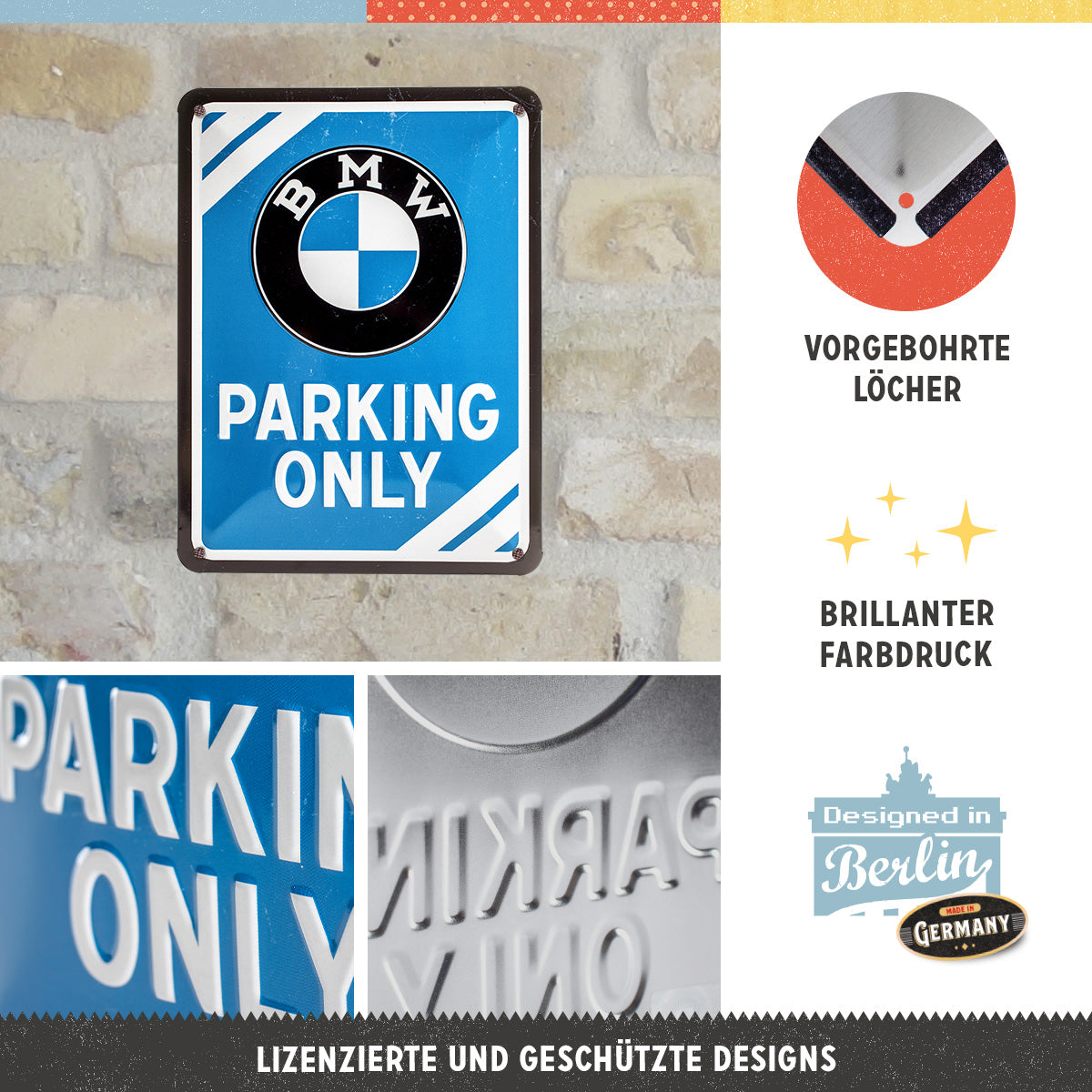BMW - Parking Only Blue