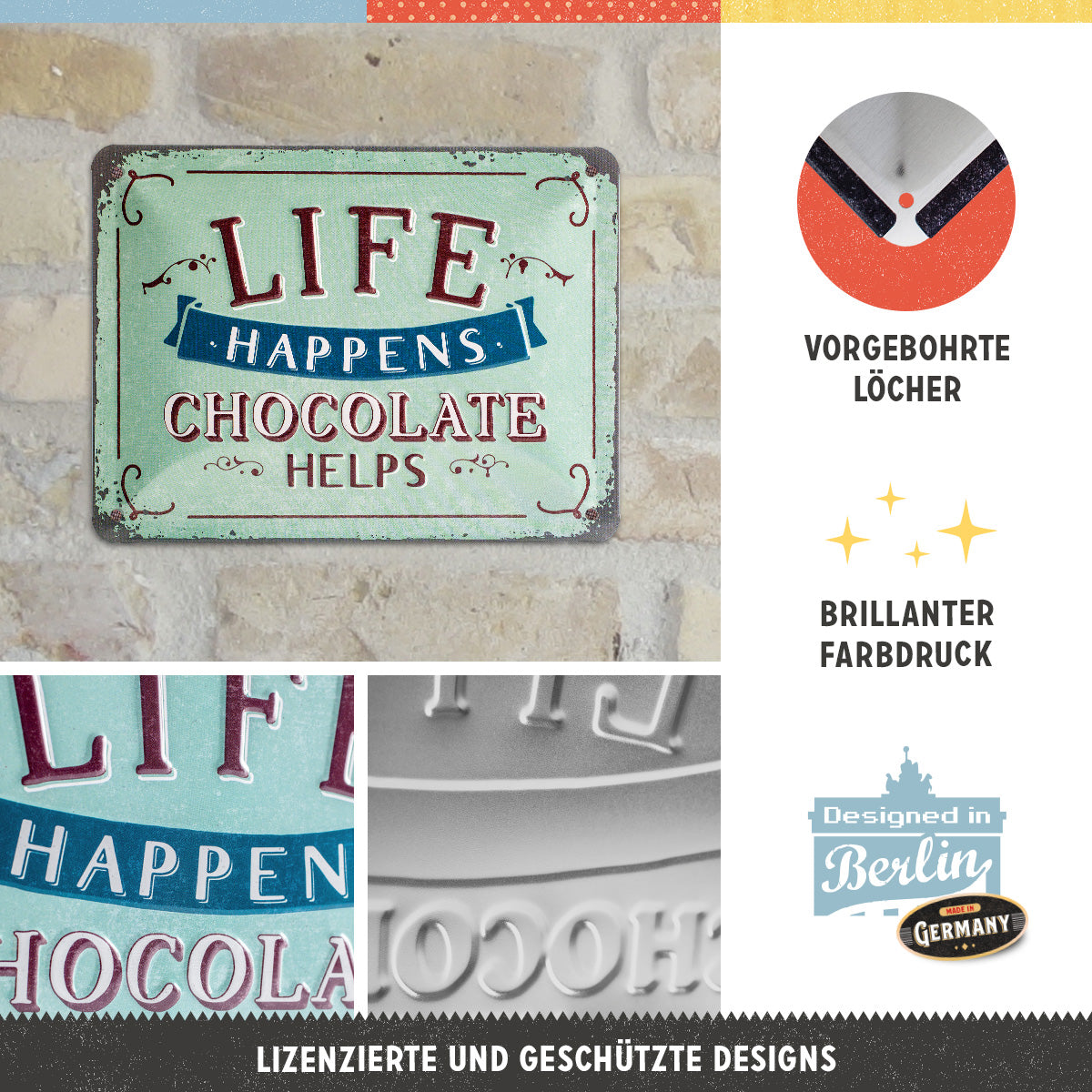 Life Happens - Chocolate Helps