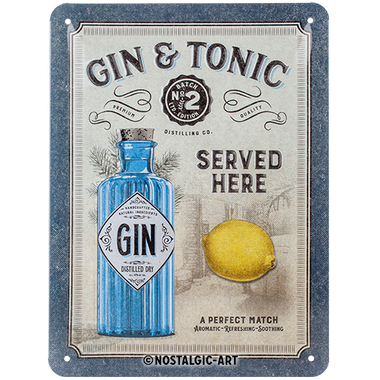 Gin & Tonic Served Here