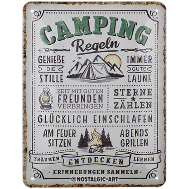 Camping-Regeln