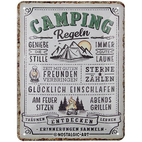 Camping-Regeln
