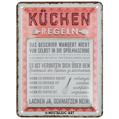 Küchen-Regeln