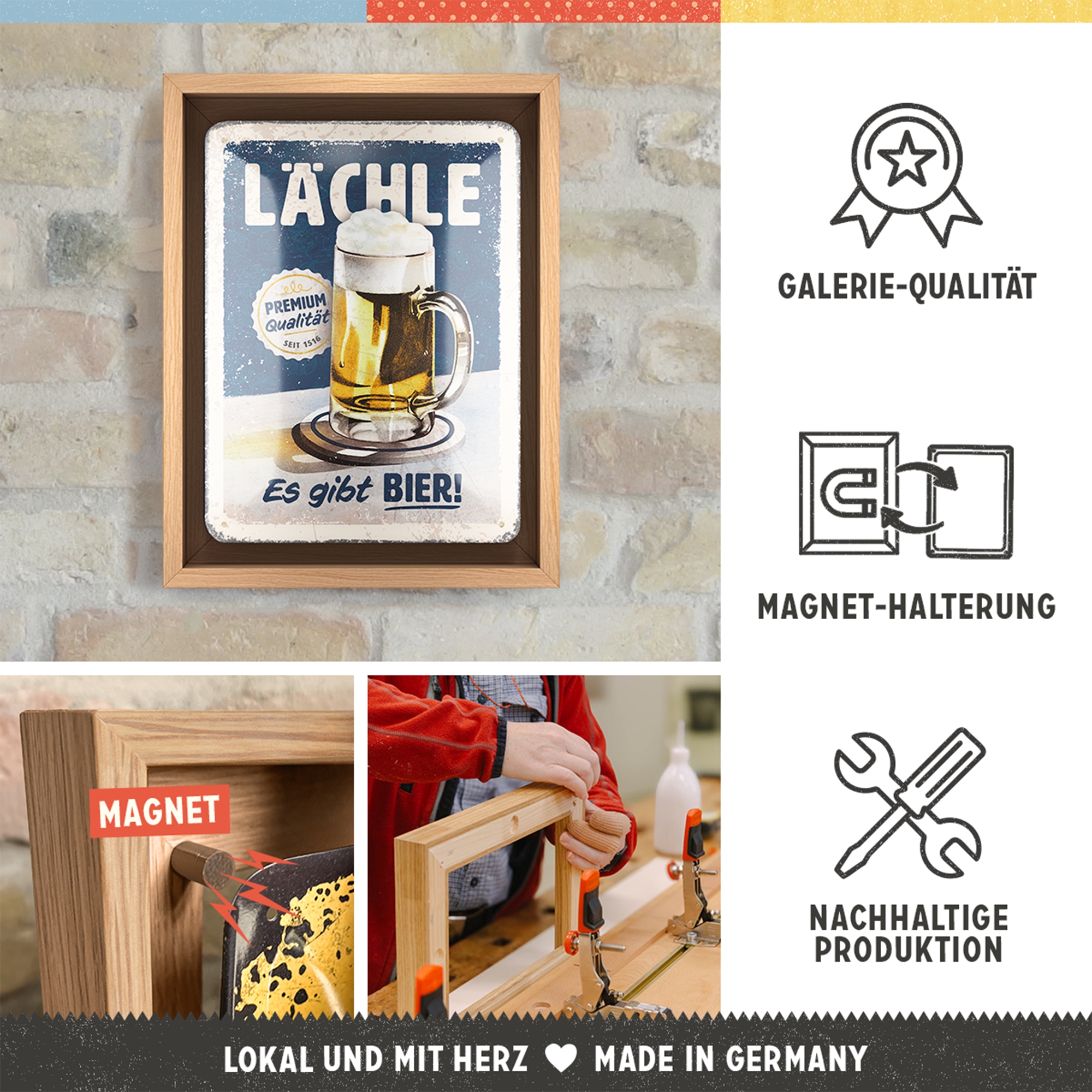 Lächle ... Es gibt Bier N-Frame S Edition