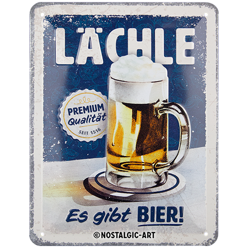 Lächle ... Es gibt Bier