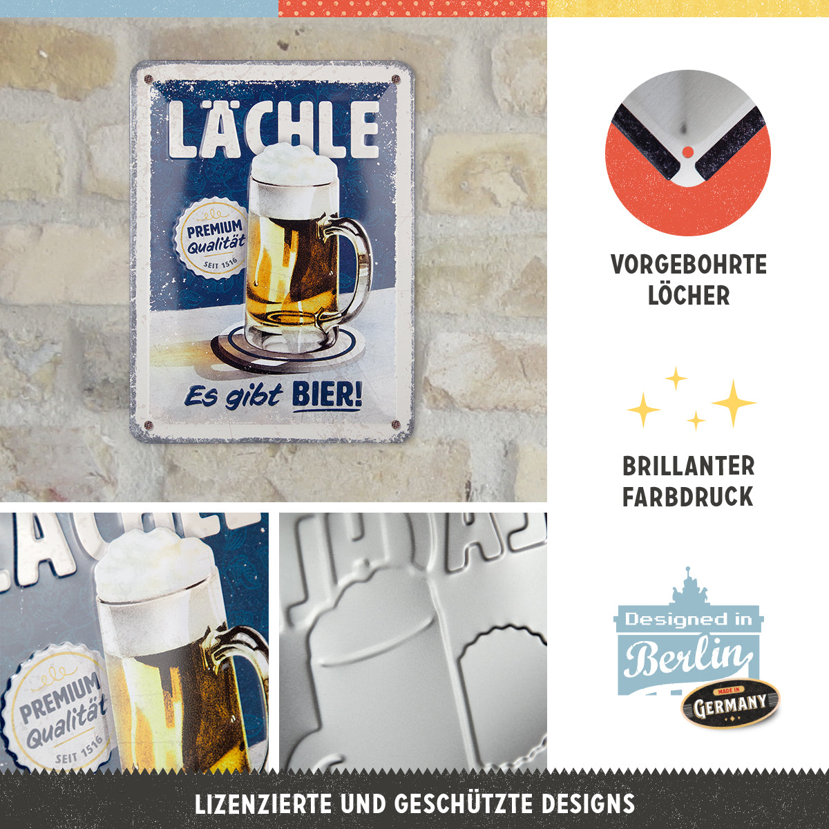 Lächle ... Es gibt Bier