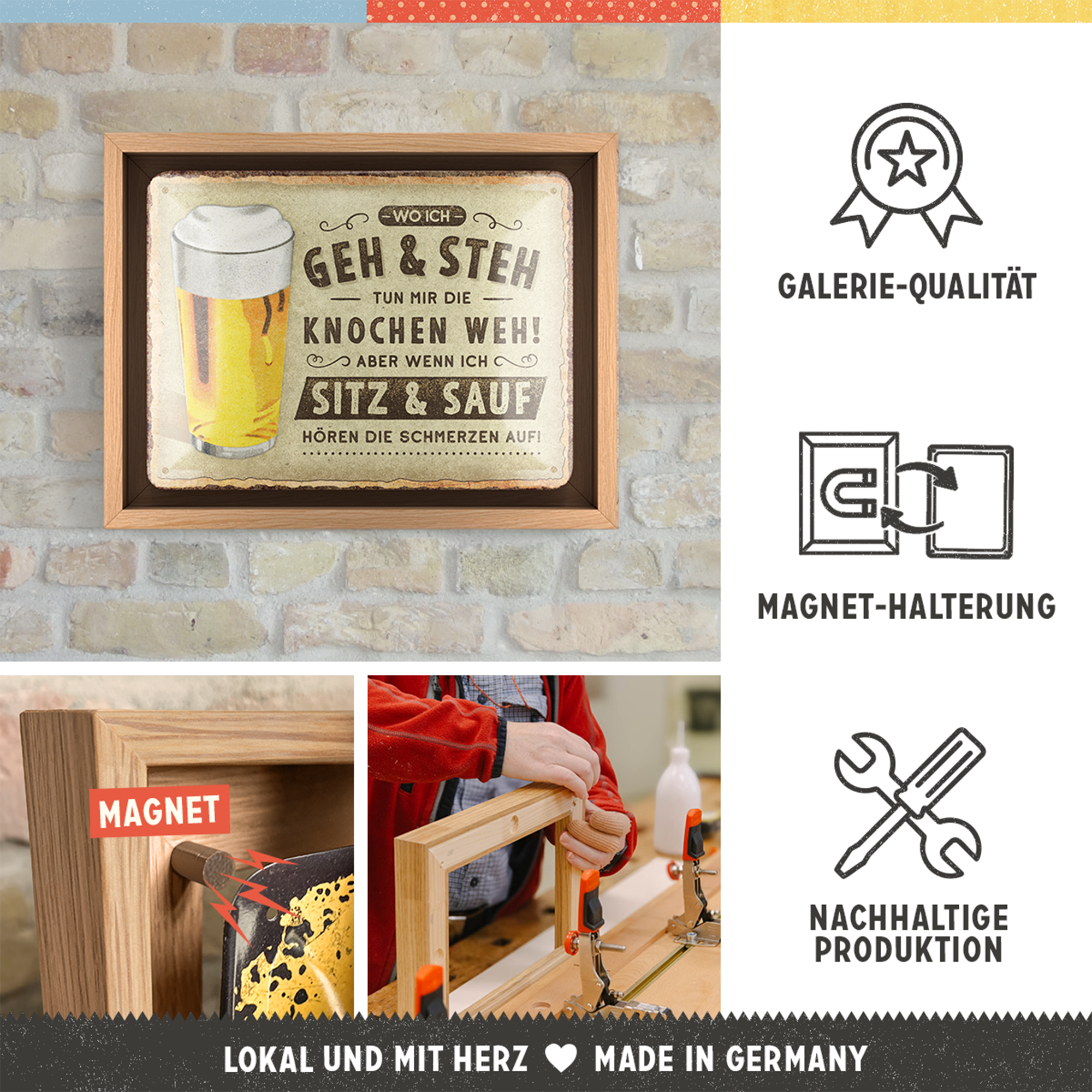 Wo ich geh und steh - Bier N-Frame S Edition