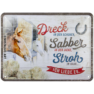 Dreck, Sabber, Stroh - Pferde