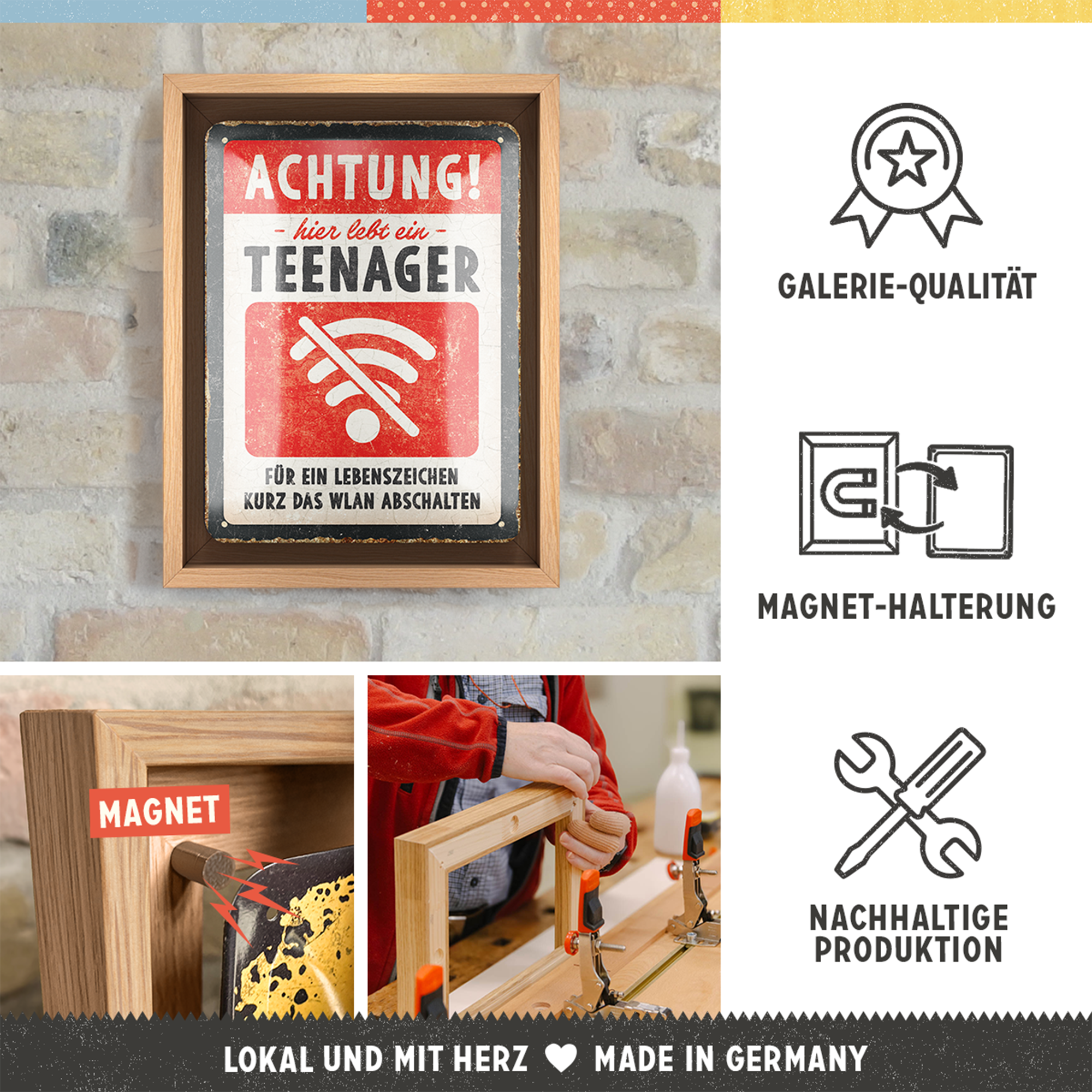 Achtung Teenager WLAN N-Frame S Edition