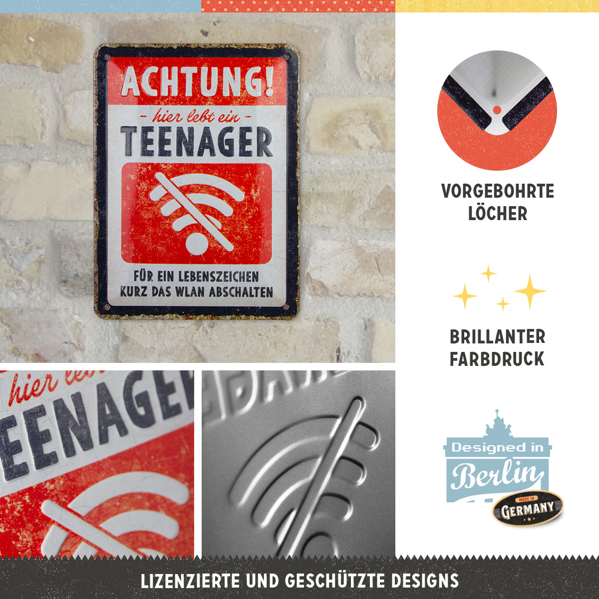 Achtung Teenager WLAN