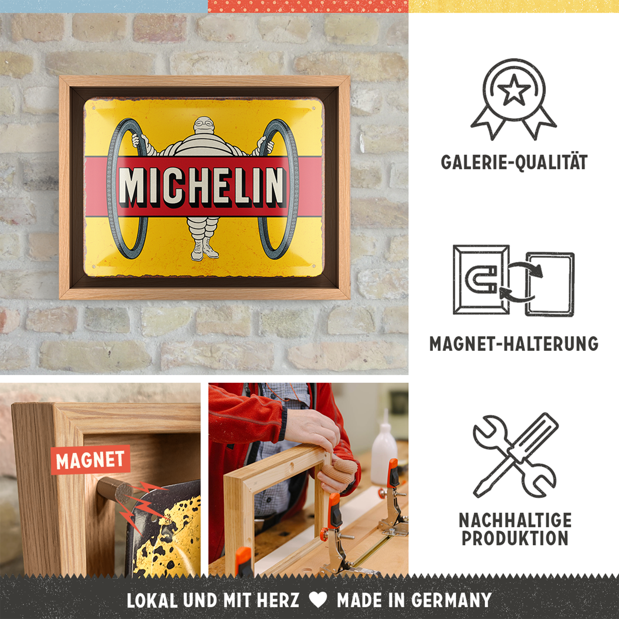 Michelin - Tyres Bibendum Yellow N-Frame S Edition