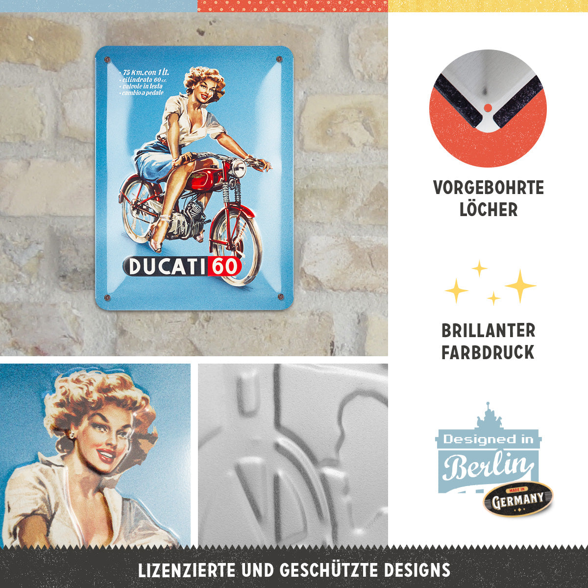 Ducati - Cilindrata 60 Pin Up