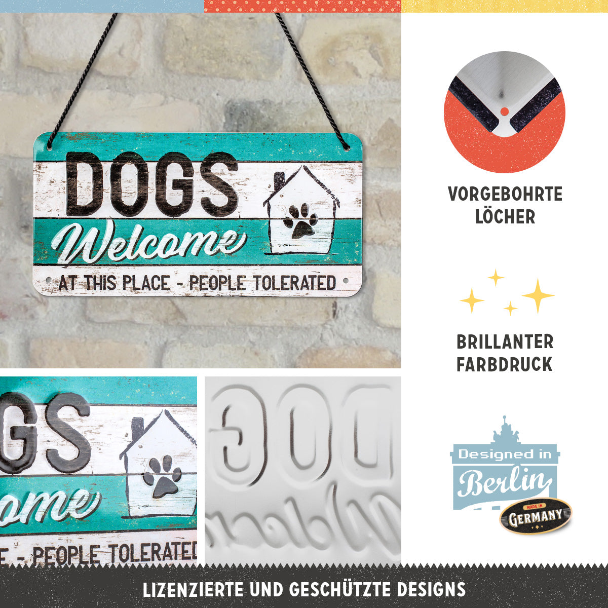 PfotenSchild - Dogs Welcome
