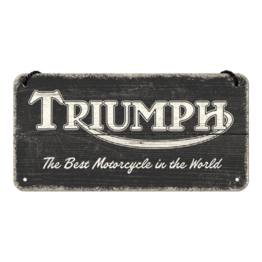 Triumph - Logo Black Wood