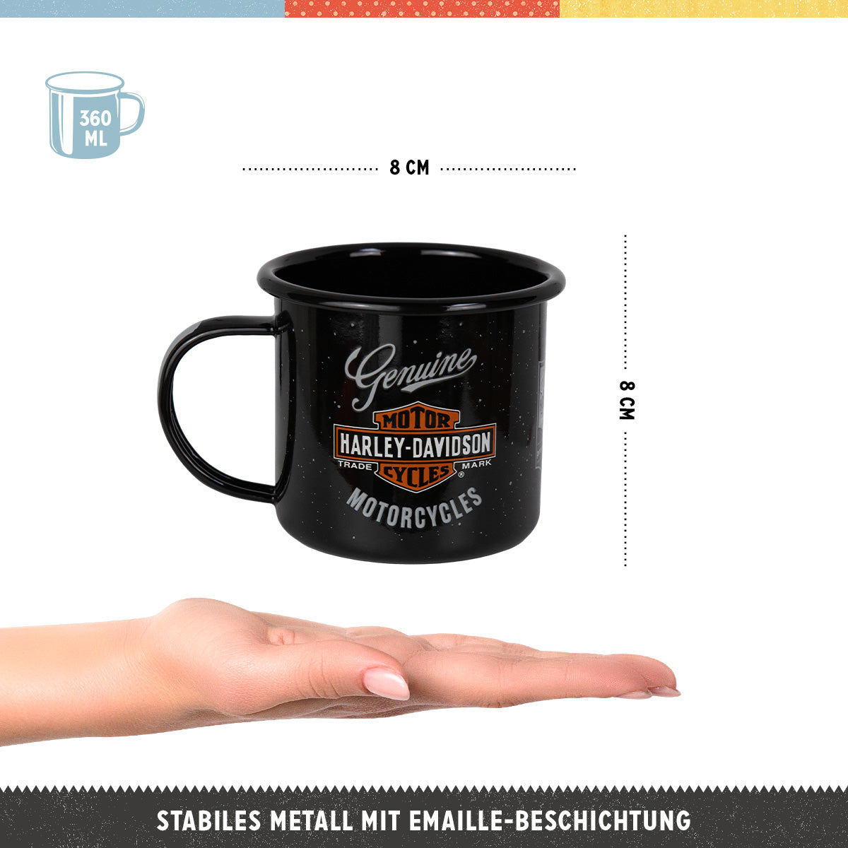 Harley-Davidson - Genuine Motorcycles, reverse side and product details.