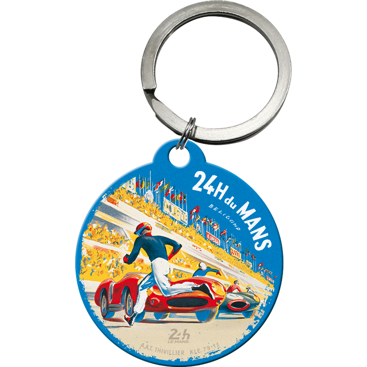 24h Le Mans - Racing Poster Blue