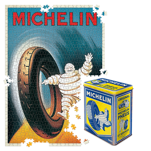 Puzzle "Michelin - Waving Bibendum Painted Ad 1"