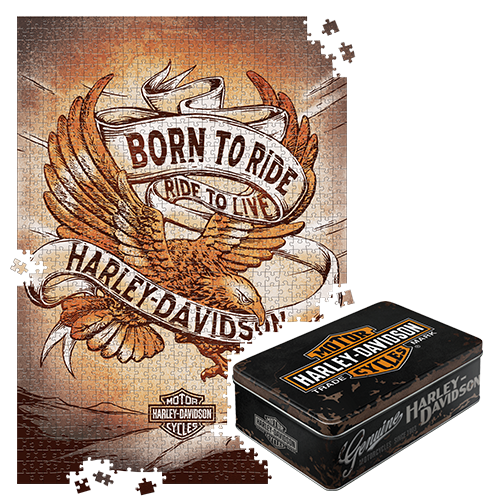 Puzzle "Harley-Davidson - Born to Ride Eagle 1"