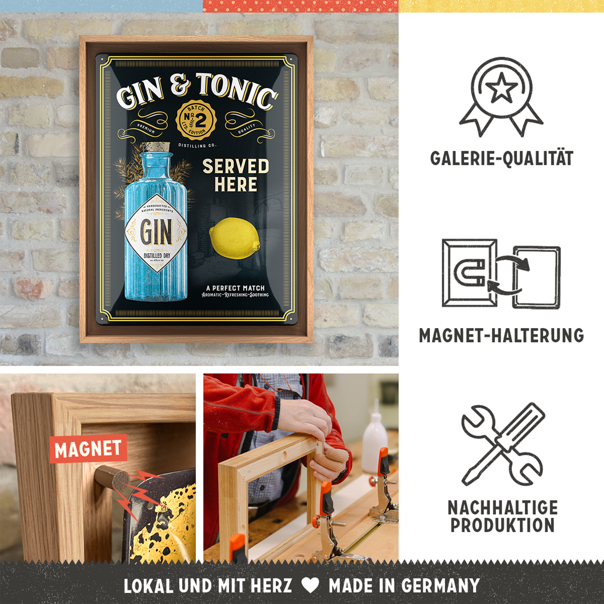 Gin & Tonic Served Here - Special Edition N-Frame L Edition