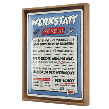 MOTOmania - Werkstatt-Regeln N-Frame L Edition