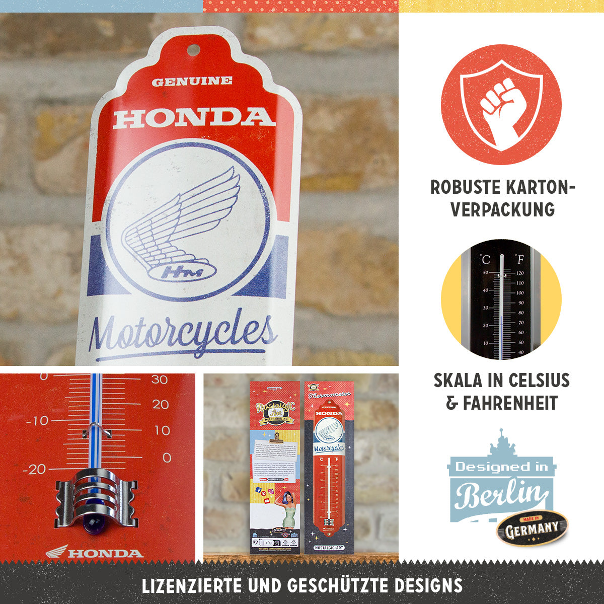 Honda MC - Motorcycles Vintage Logo