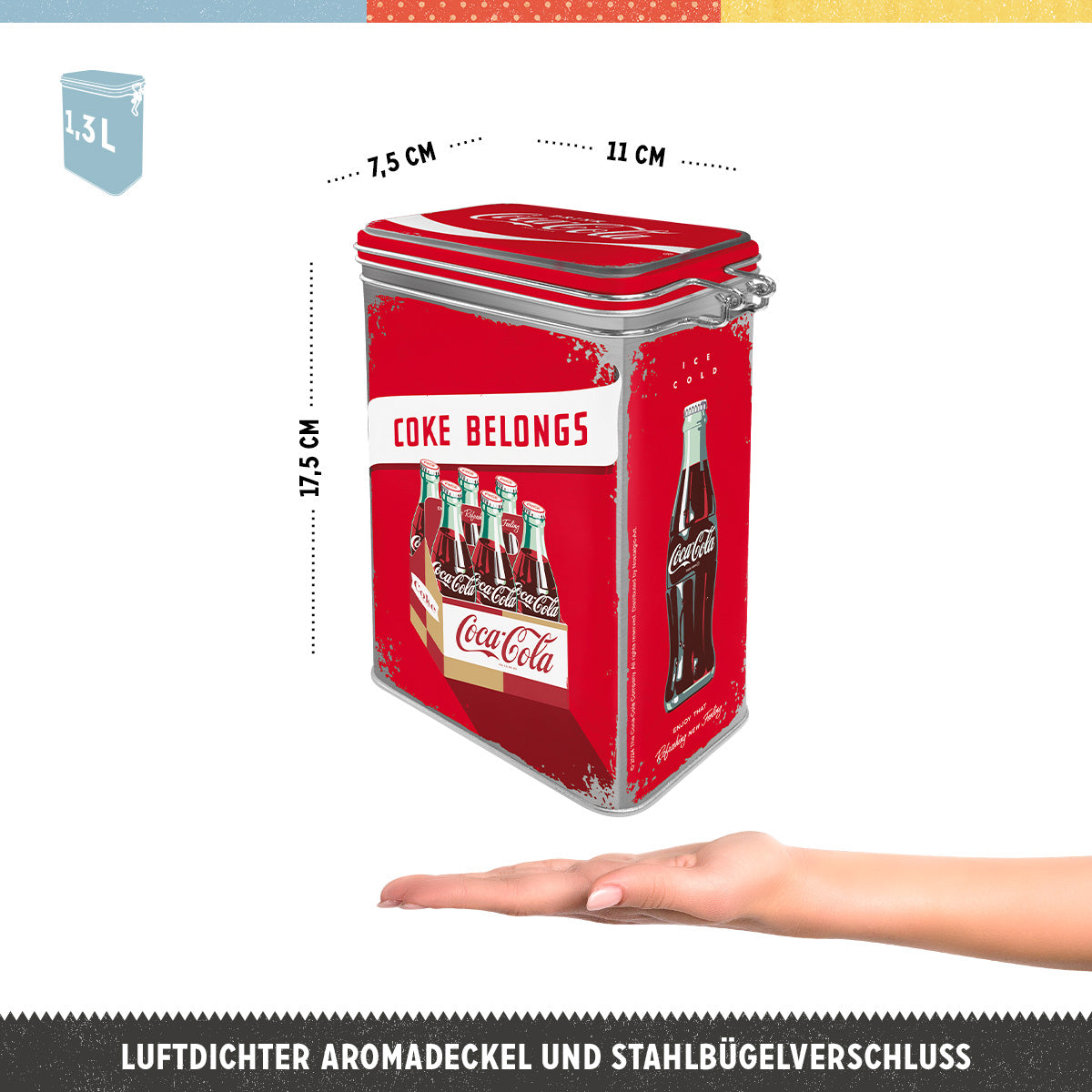 Clip Top Box "Coca-Cola - Refresh Yourself"