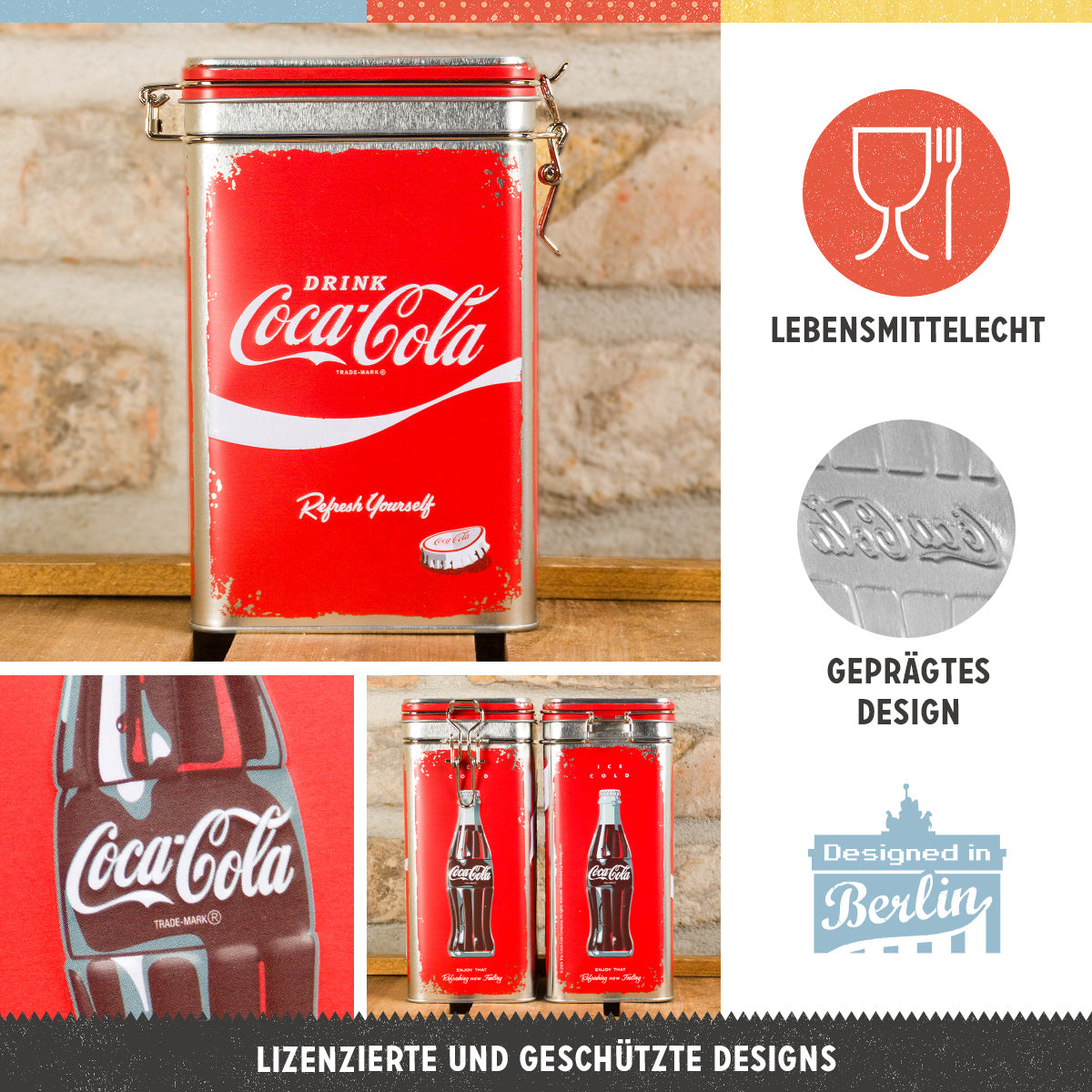 Clip Top Box "Coca-Cola - Refresh Yourself"
