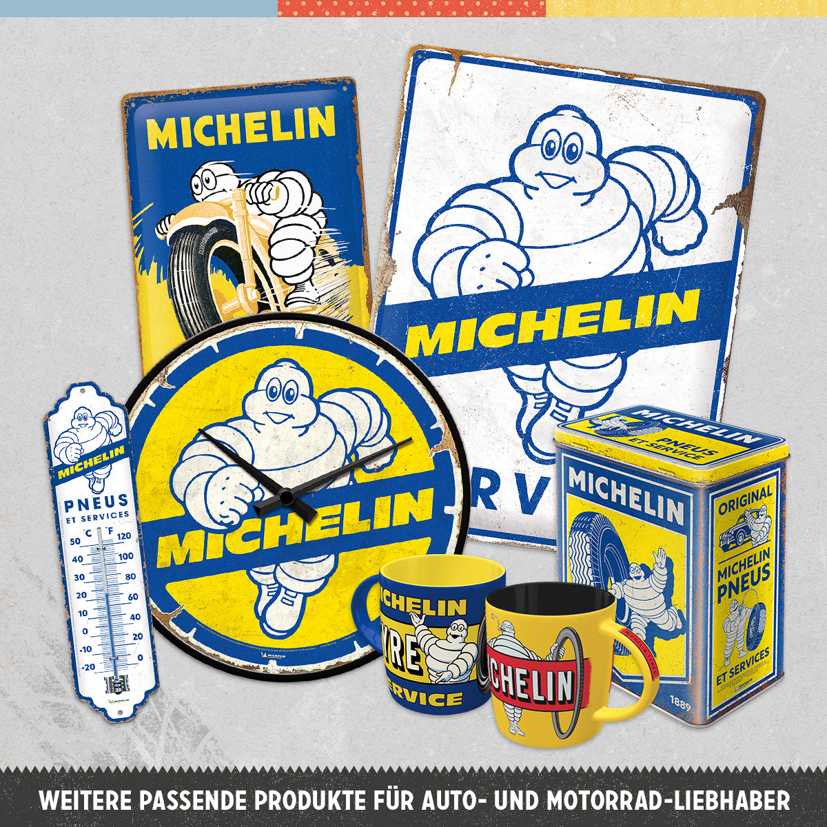 Puzzle "Michelin - Waving Bibendum Painted Ad 1"