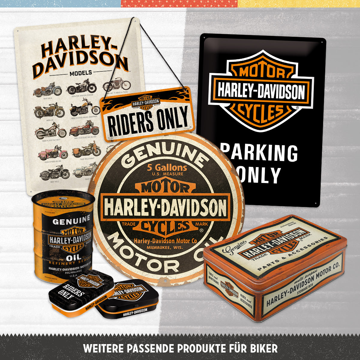 Harley-Davidson Tassen Geschenkbox - Genuine & Service