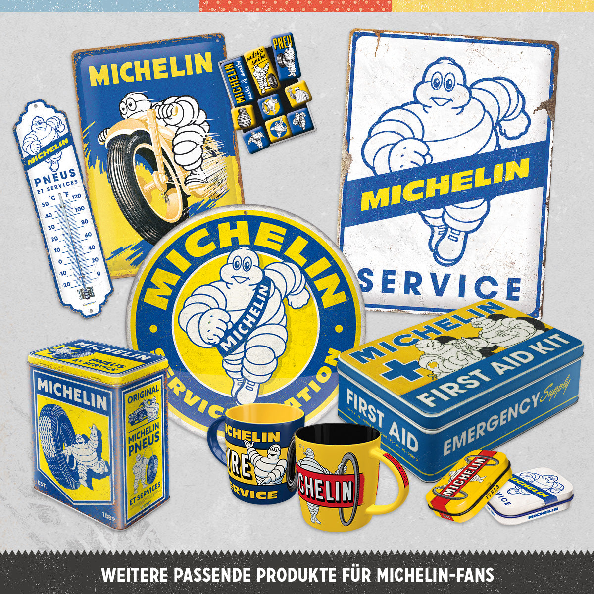 Michelin - Tyres Bibendum Yellow