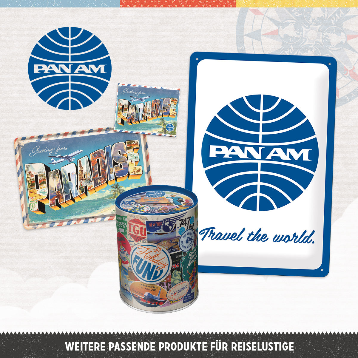 Pan Am - Travel Stickers