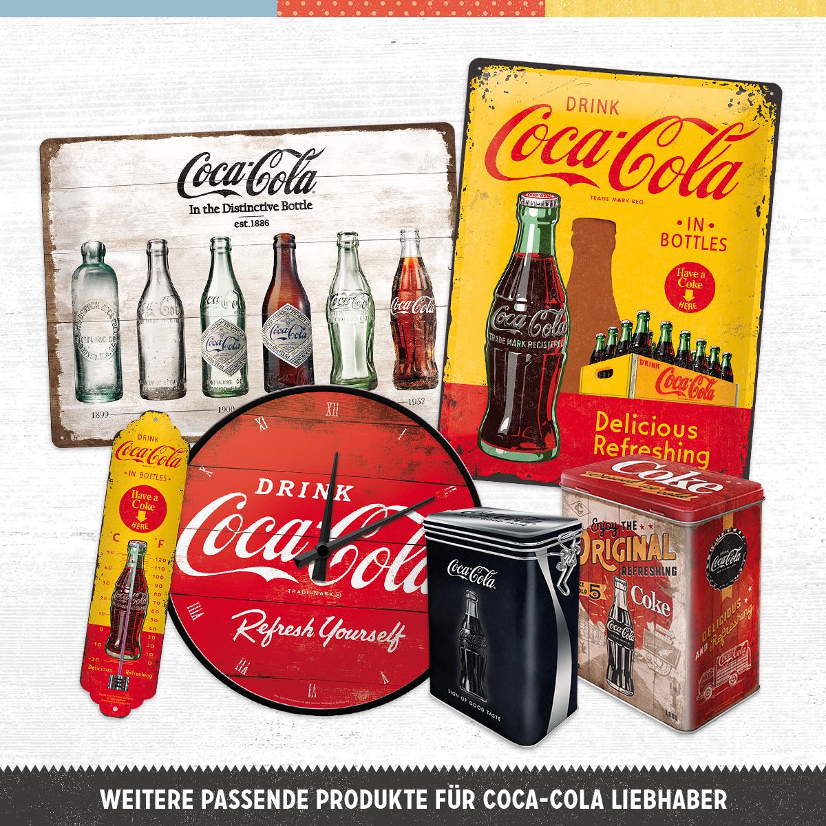 Coca-Cola Retro Puzzle 1000 Teile, in Vintage-Metalldose