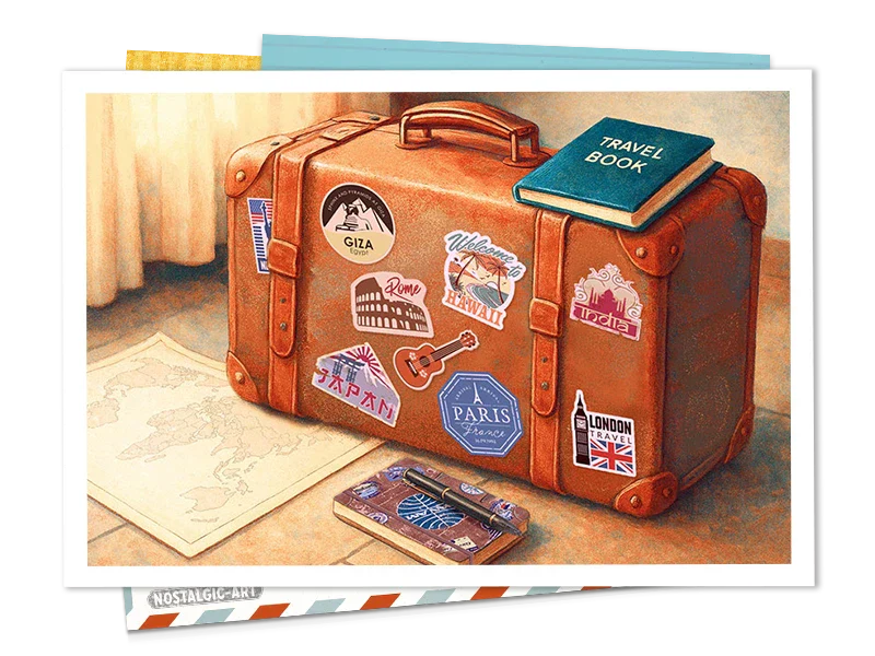 Before Passports Had Chips, Your Suitcase Had a Story