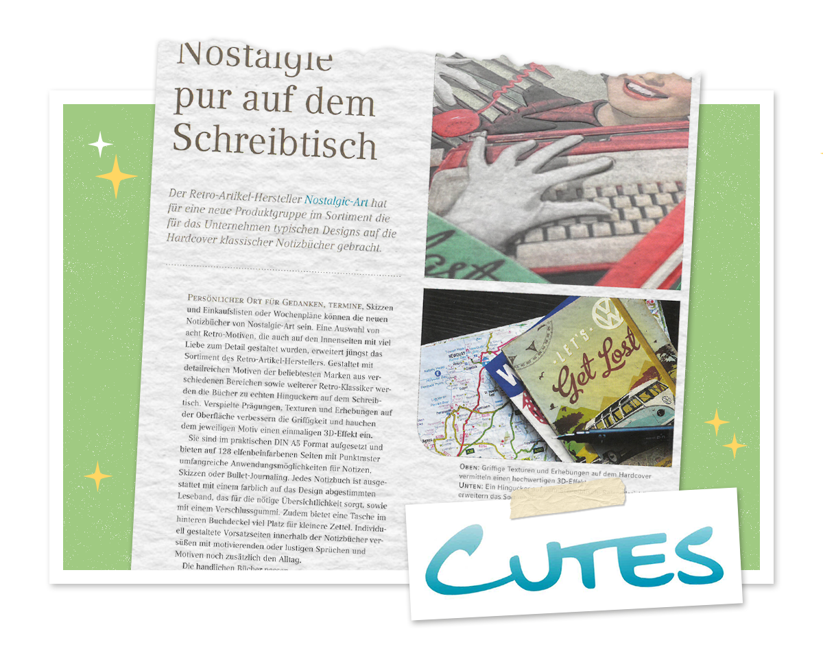 Nostalgie pur auf dem Schreibtisch