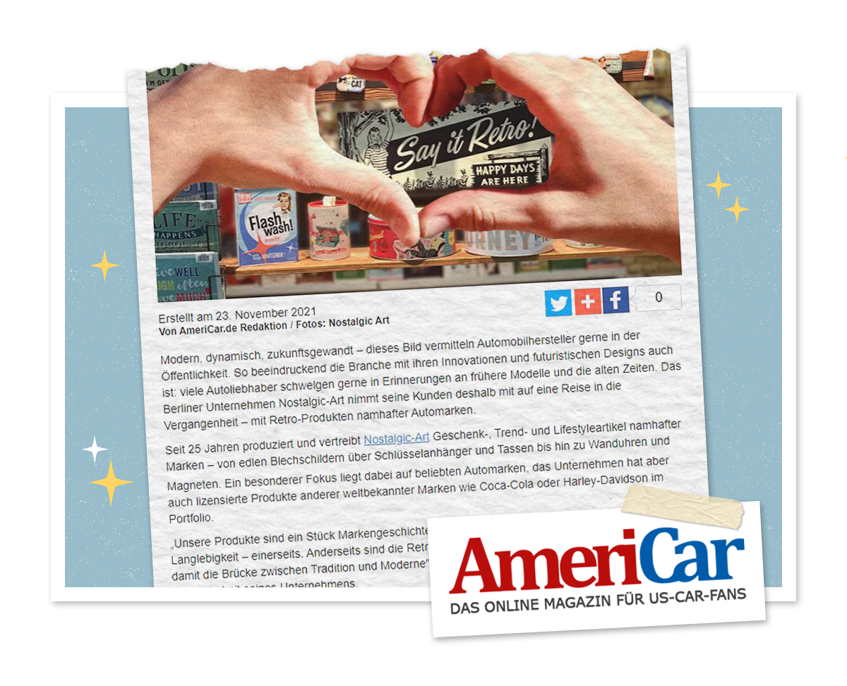 Geschenk- und Lifestyle-Artikel für Autoliebhaber