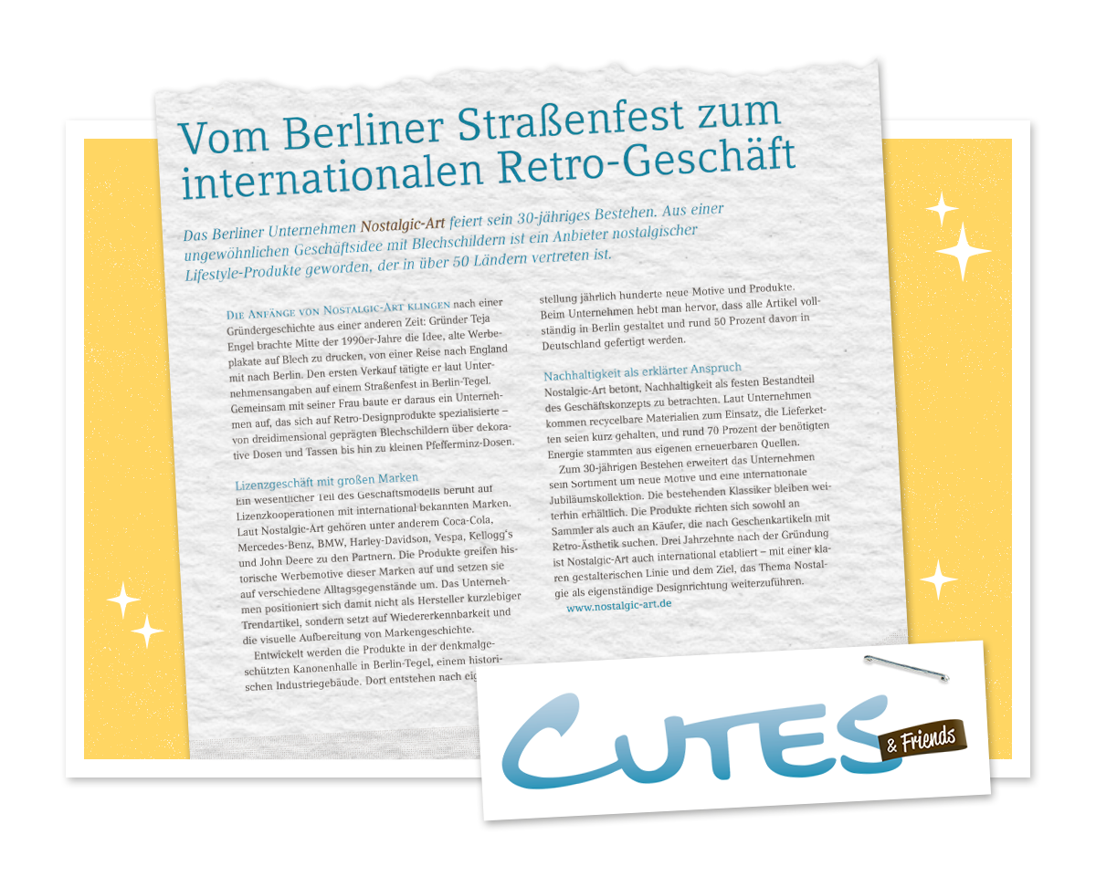 Vom Berliner Straßenfest zum internationalen Retro-Geschäft
