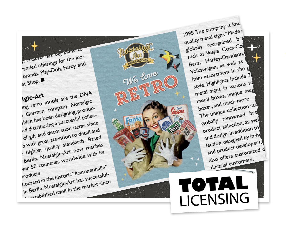 Nostalgic-Art Total Licensing 2024