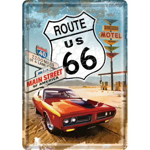 Route 66 - Red Car