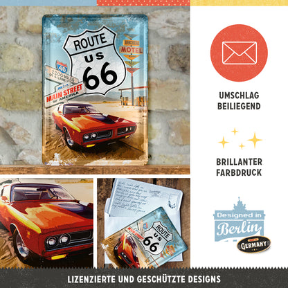 Route 66 - Red Car