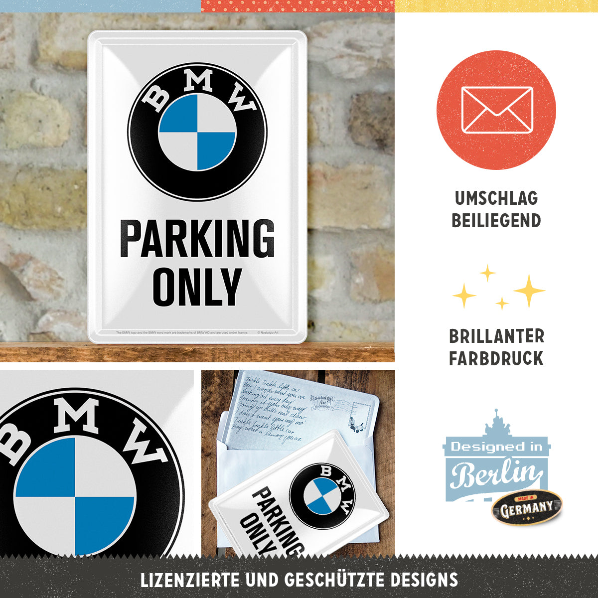BMW - Parking Only White